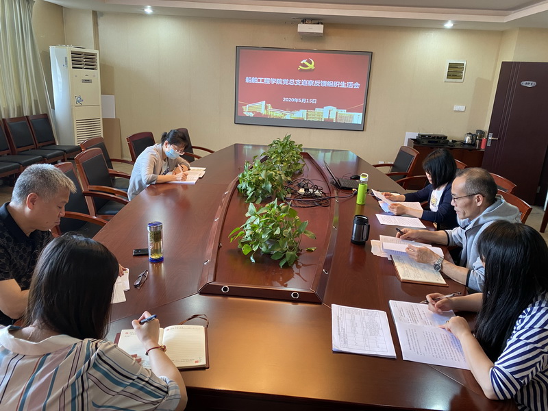 船舶工程學(xué)院黨總支召開巡察反饋組織生活會