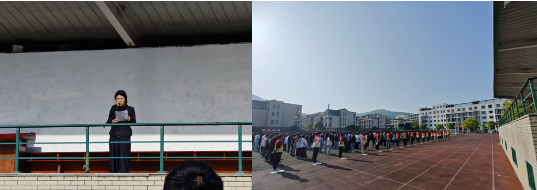 汽車工程學(xué)院舉行“技能點(diǎn)亮青春，實(shí)干成就未來” 主題升旗儀式