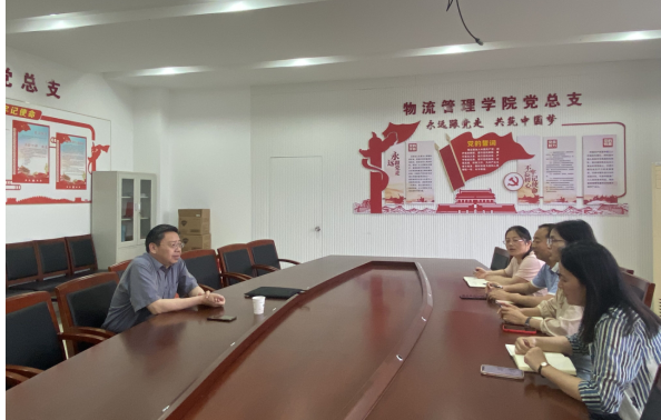 學(xué)校黨委書記、校長(zhǎng)李虎調(diào)研物流管理學(xué)院