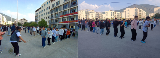 物流管理學(xué)院首屆文化月之集體跳繩比賽